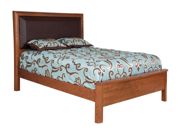 Meridian Leather Panel Bed