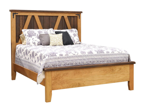 Farmhouse Heritage Bed - Reclaimed Panels