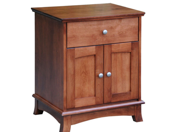 Crescent One Drawer Two Door Nightstand