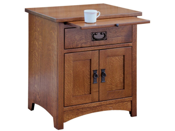 Empire Mission 1 Drawer 2 Door Nightstand