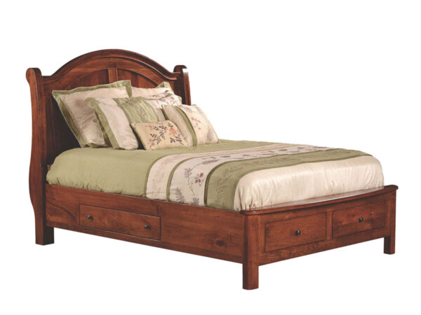 Meridian Sleigh Bed With Drawers