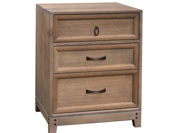 Glendale 3 Drawer Nightstand
