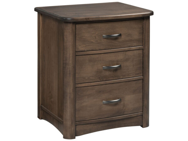 Meridian Three Drawer Nightstand