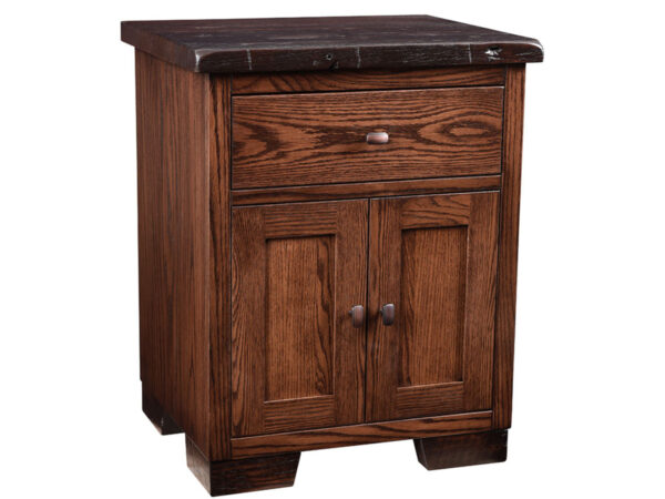 Farmhouse Heritage 1 Drawer 2 Door Nightstand