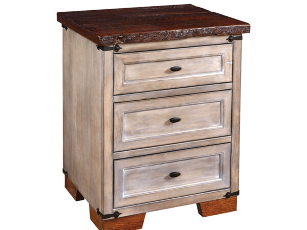 Farmhouse Heritage Three Drawer Nightstand