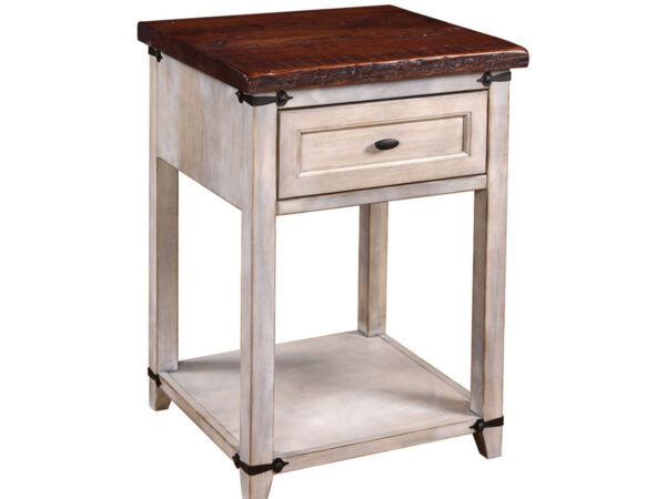 Farmhouse Heritage One Drawer Open Nightstand