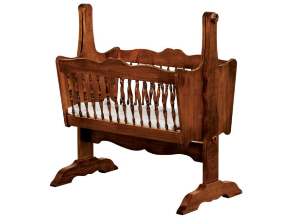 Classic Baby Cradle With Cradle Pad
