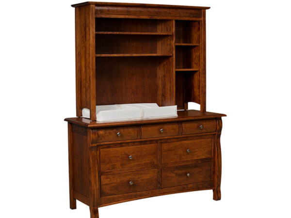 Castlebury 7 Drawer Dresser With Hutch Top