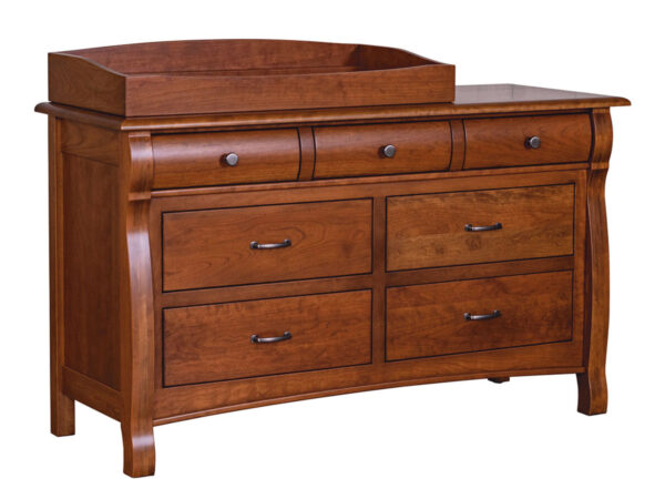 Castlebury 7 Drawer Dresser With Changing Box Top Option