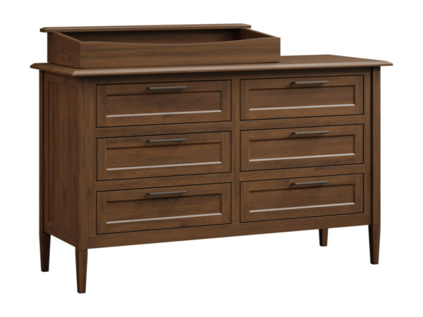 Willow 6 Drawer Dresser With  Changing Box Top Option