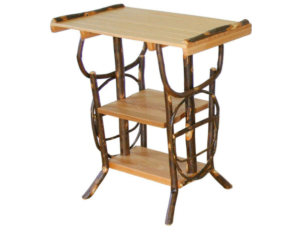 Magazine Stand With Shelf