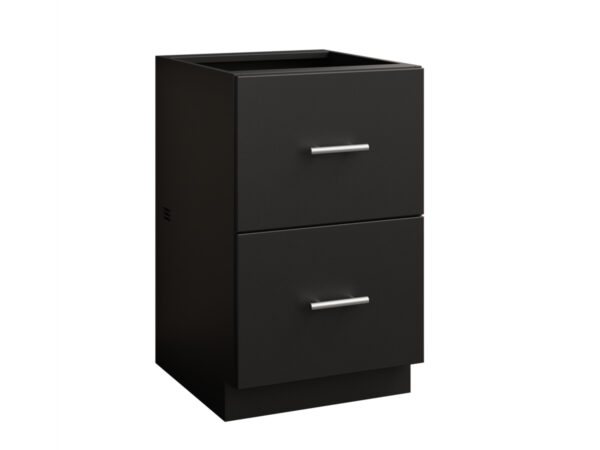 2 Drawer Flat Panel Cabinet - 21"W