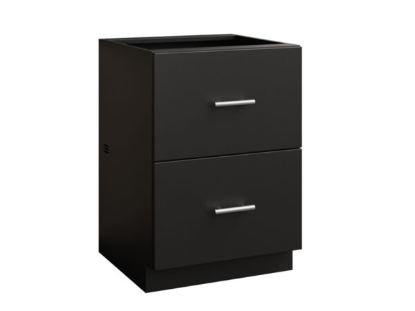 2 Drawer Flat Panel Cabinet - 24"W