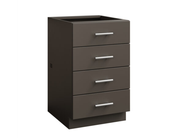 4 Drawer Flat Panel Cabinet - 21"W