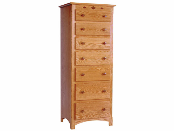 Century Mission 7 Drawer Lingerie Chest