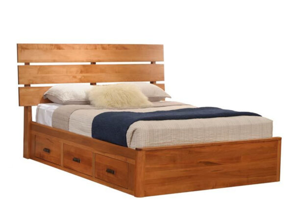 Galaxy Slat Platform Bed with Drawers