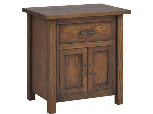 Mountain Lodge Nightstand With Doors