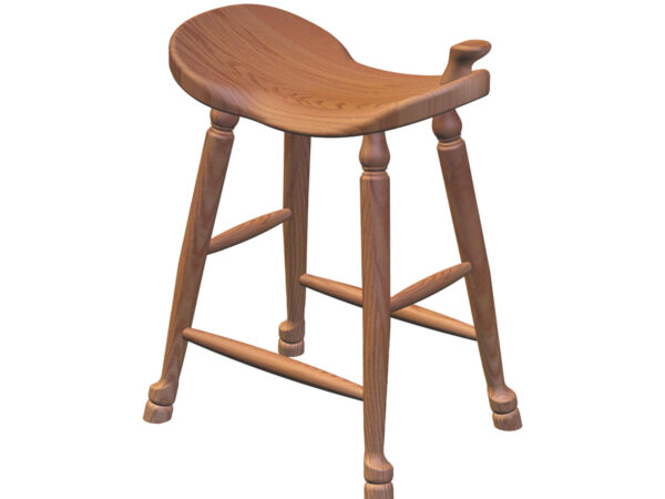 24" Western Saddle Bar Stool