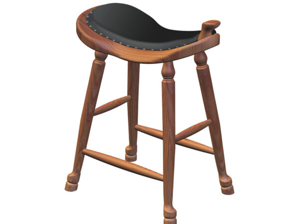 24" Western Saddle with Vinyl or Leather