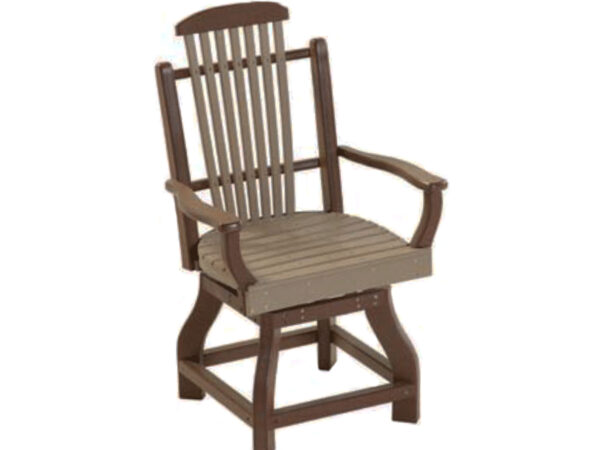 Bentstyle PA Patio Swivel Arm Chair