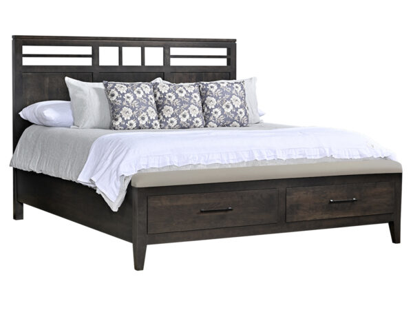 Oslo Panel Bed With Footboard Storage And Bench