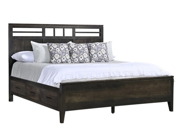 Oslo Panel Bed With Drawer Units