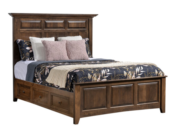 Albany Mantel Panel Bed with Drawer Units