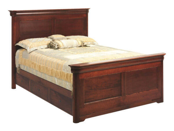 Versailles Panel Bed With Drawer Units Raised 2"