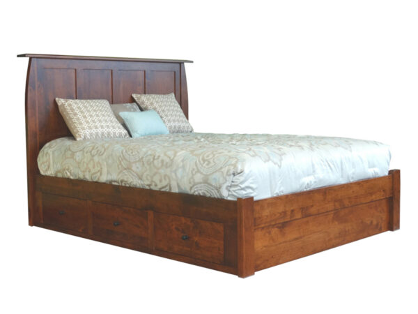 Bordeaux Panel Bed With Drawer Units