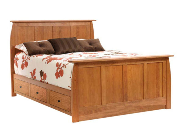 Bordeaux Panel Bed With Drawer Units Raised 2"