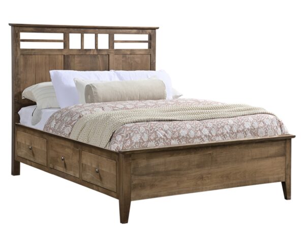 Otto Panel Bed With Drawer Units Raised 6"
