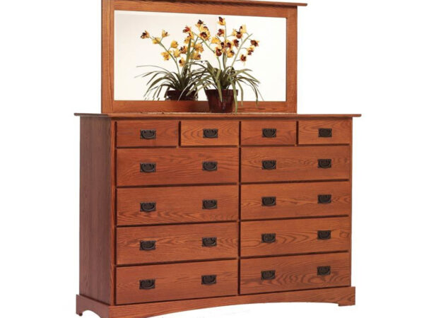 Old English Mission 66" High Dresser