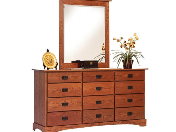 Old English Mission 72" Dresser