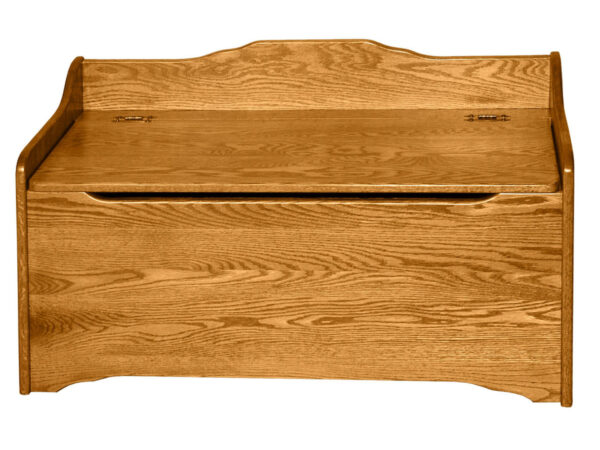 Deluxe Oak Toy Box