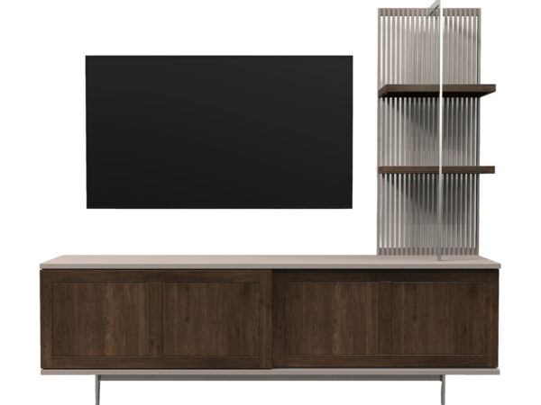 Ambiance Double Sliding Door Media Unit