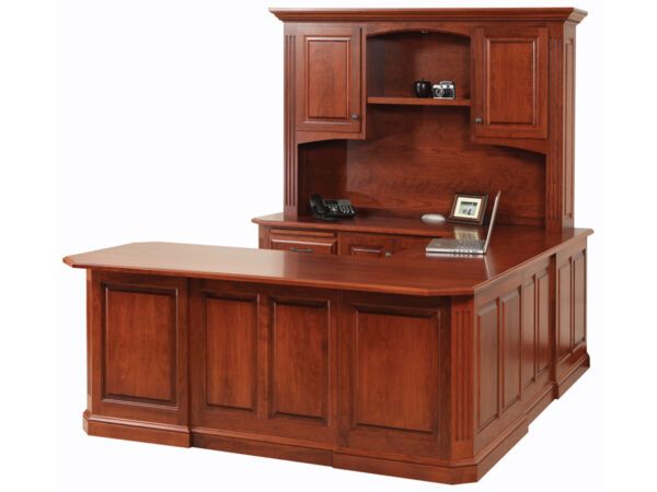 Buckingham U-Shape Desk and Hutch