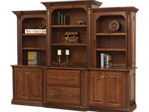 Lexington 98" Base and Three Piece Hutch