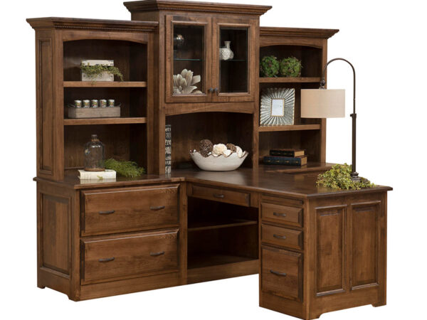 Liberty Partners Desk & Three Piece Hutch