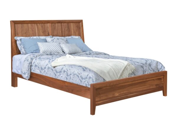 Adair Bed with Tambour Grooves