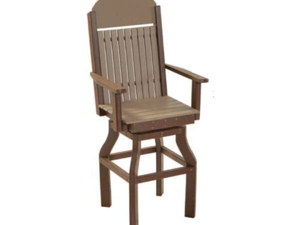 Mission Pub Swivel Arm Chair