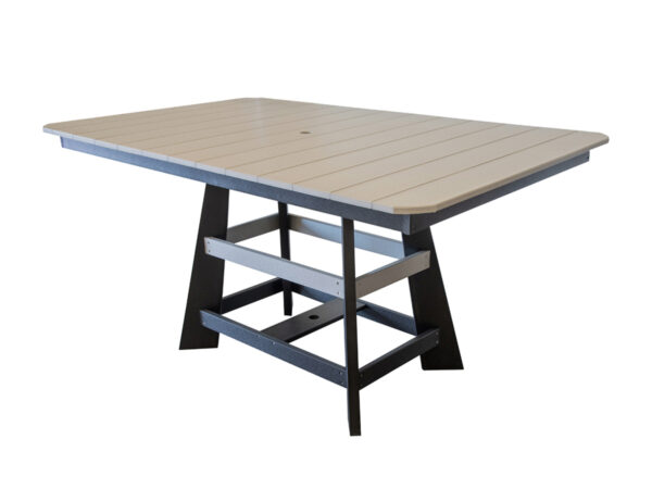 Rectangle Counter Table With Straight Leg - 44x72