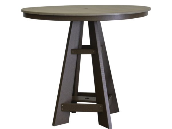44" Round Pub Table - Straight Leg