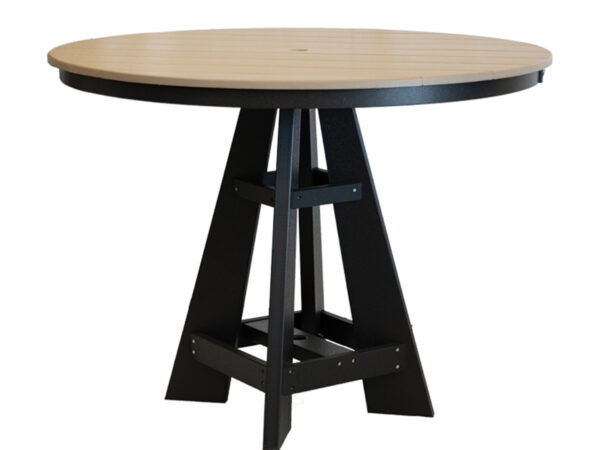 48" Round Counter Table - Straight Leg