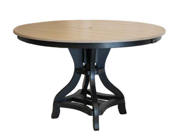 48" Round Dining Table - Curved Leg
