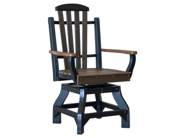 Modern Bentstyle Dining Swivel Chair