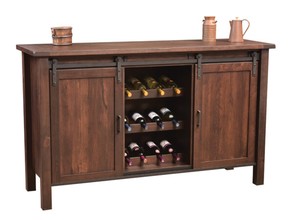 Farmhouse Buffet with Wine Storage