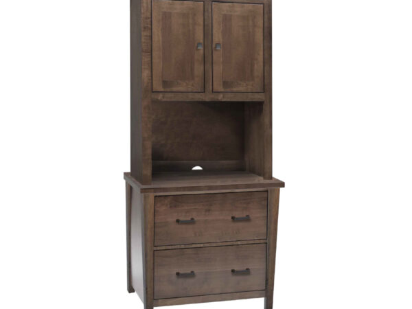 Woodland Shaker Lateral File With Hutch