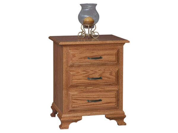 Crown Villa 3 Drawer Nightstand