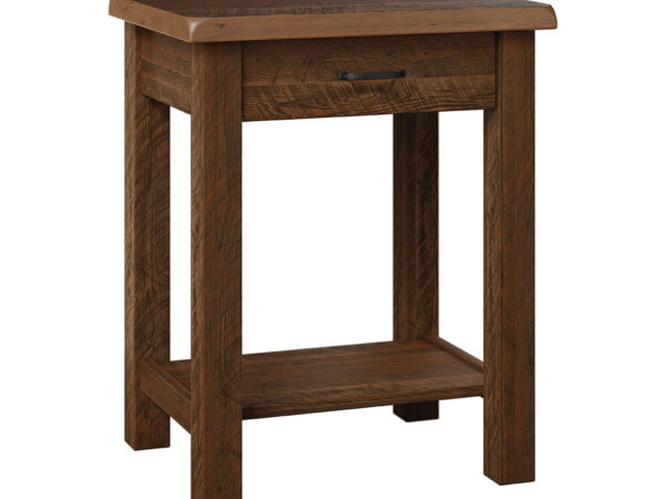 Reclaimed Post Mission 1 Drawer Open Nightstand