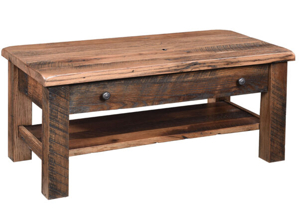 Reclaimed Post Mission Coffee Table